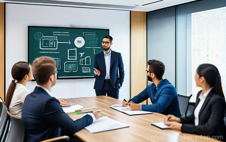 CISSP 자격증과 사이버 보안 인식 교육의 관계 - **Human Firewall in Action**
    "A diverse group of office professionals, including men and women o...