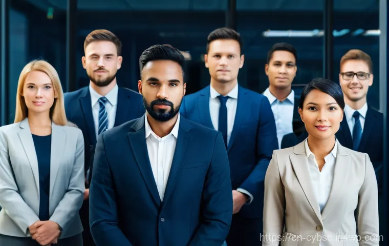 사이버 보안 인식 프로그램을 위한 외부 전문가 활용 - **Prompt:** A diverse group of engaged employees, including individuals of various ages and professi...