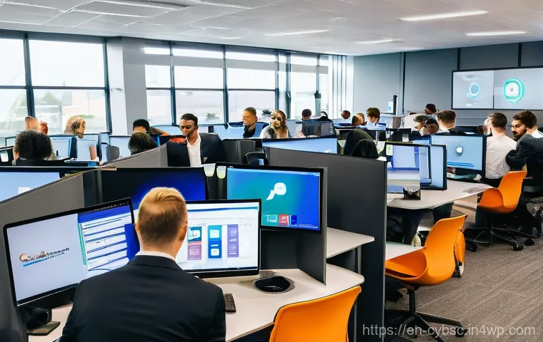 사이버 보안 인식 교육 콘텐츠 제작 가이드 - **Prompt 2: Corporate Security Training - Identifying Invoice Fraud**
    "A group of diverse profes...